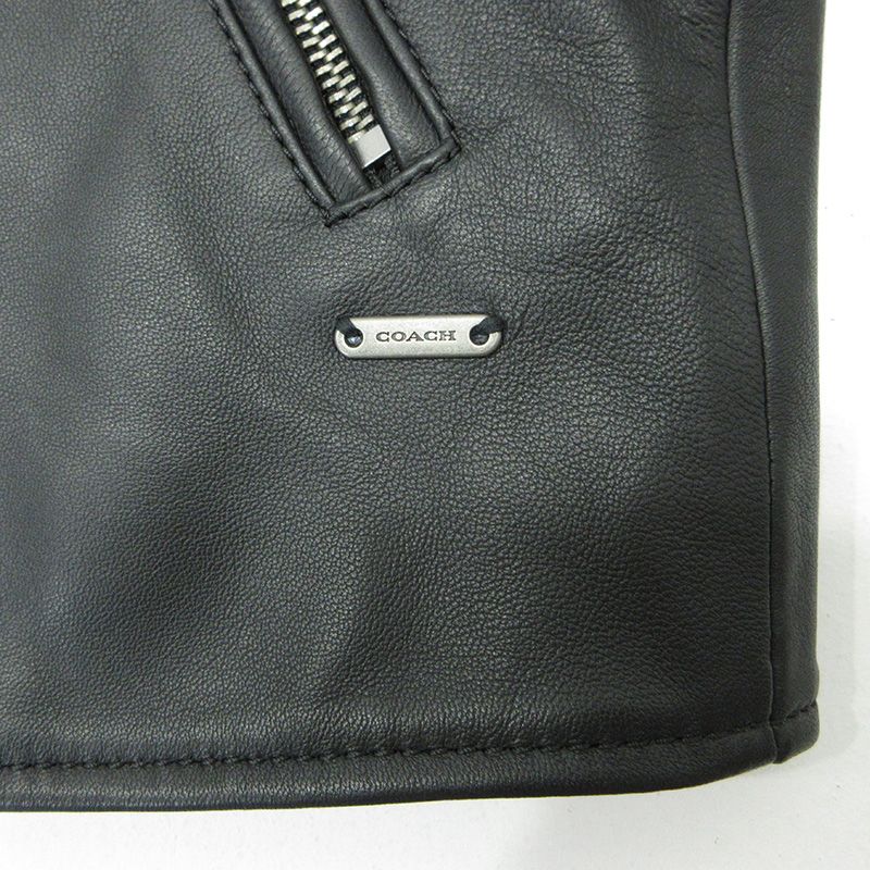 三重本店】 中古 COACH | コーチ シングルライダース シープスキン 