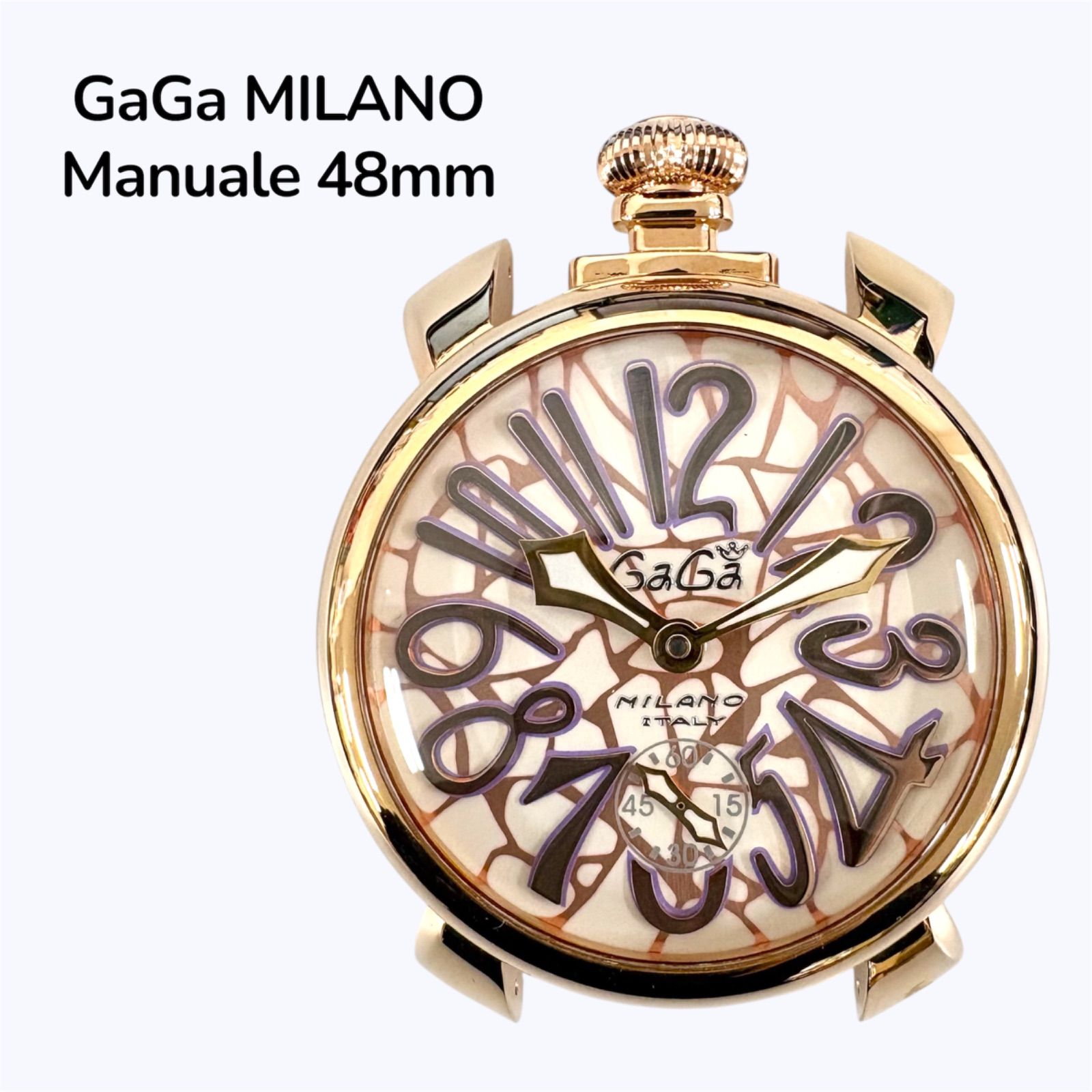中古 GaGa MILANO ガガミラノ 5011.MOS.01S マヌアーレ48mm ※ベルト 