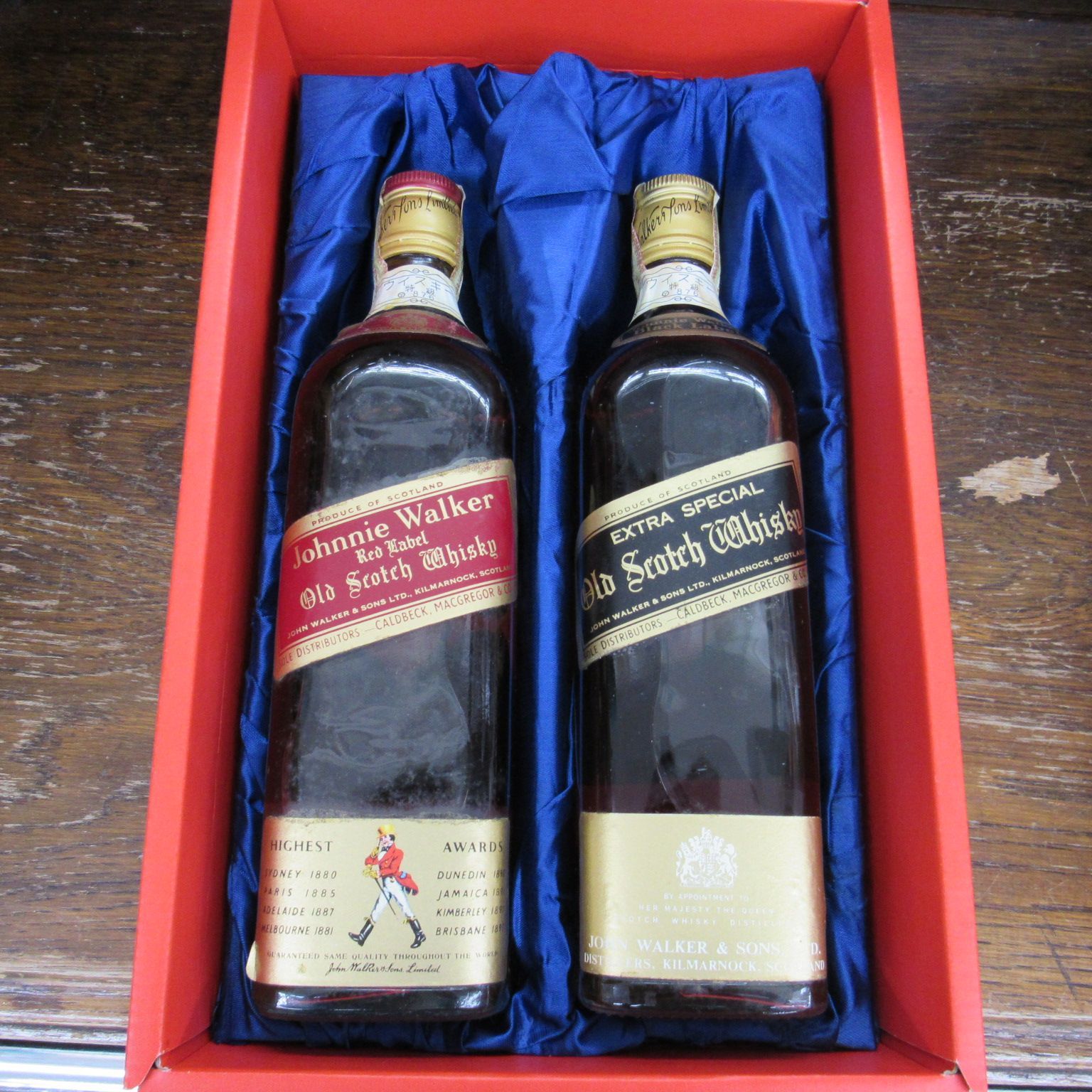 古酒☆2本セット☆ジョニーウォーカー ブラックラベル 12年 黒金