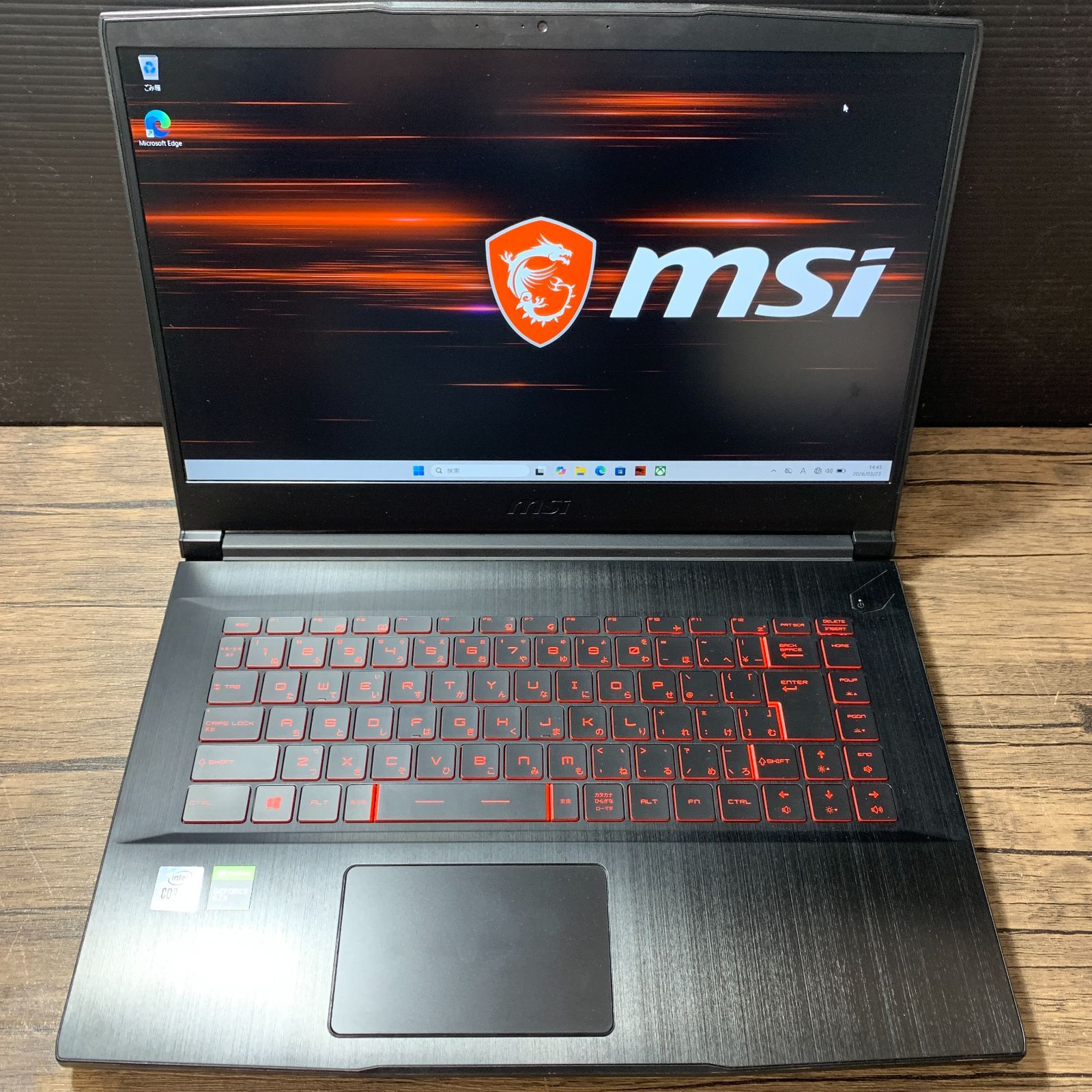 MSI ゲーミングノートPC i7 GTX1650 16GB Win11 - メルカリ