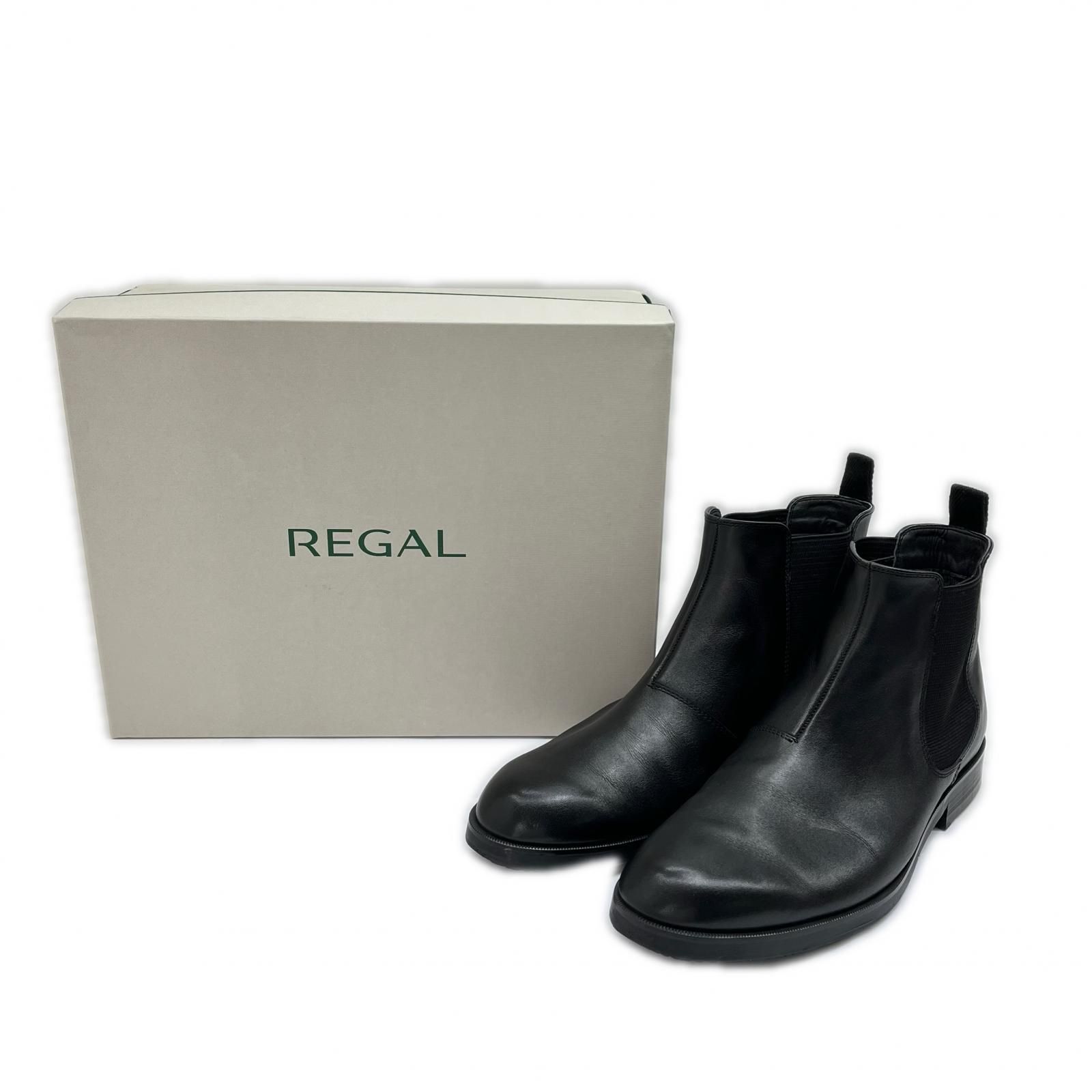 REGAL リーガル ショートブーツ 25cm GORE-TEX 箱付 メンズ ブラック 