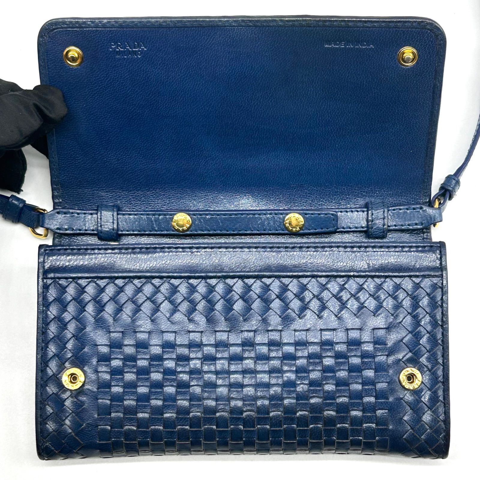 bubaa101 専用PRADA レザー（ネイビー） 長財布 箱付き bubaa101 専用PRADA レザー（ネイビー） 長財布 箱付き bubaa101 専用