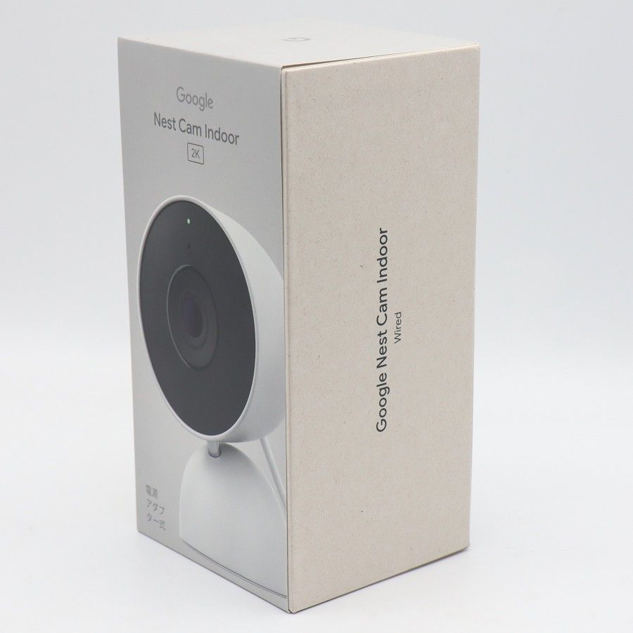 防犯カメラ Google Nest Cam Indoor GA09973-JP 新品未開封】Google Nest Cam Indoor GA09973-JP Snow 防犯カメラ