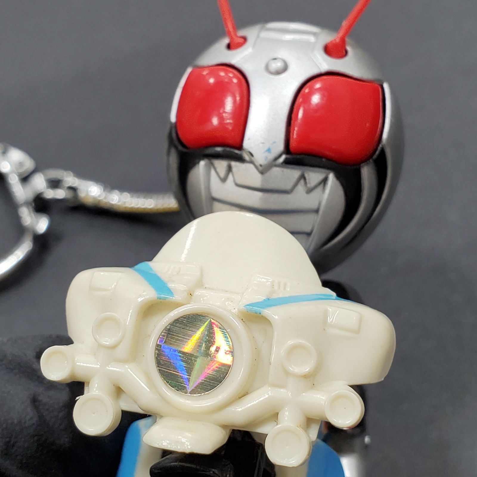 カッとびライダー 仮面ライダーV3 キーホルダー 当時物 1989年 バンダイ MK36【ER263】バンダイ かっとびライダー 仮面ライダー 倶楽部
