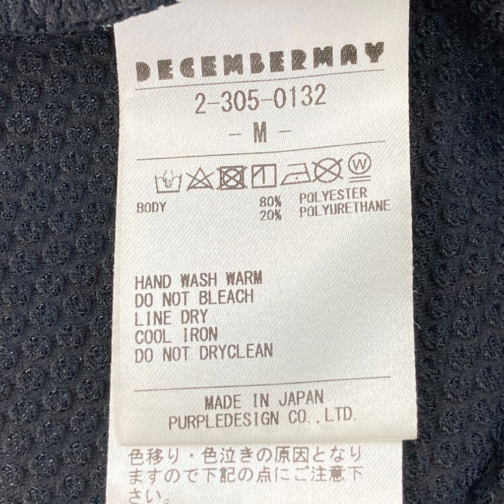 ディセンバーメイ　メッシュ　ノースリーブ　サイズM サイズ：M DECEMBERMAY ディセンバーメイ ハイネック ノースリーブ
