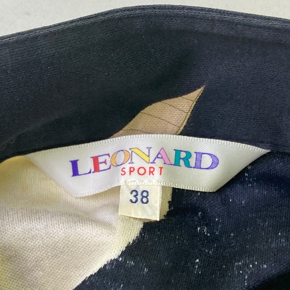 サイズ：38 LEONARD SPORT レオナール スポーツ ハーフジップ