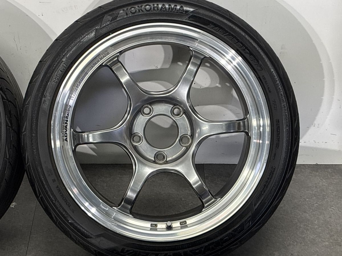 カスタム用に】ADVAN Racing RG-D2 17in 8J +54 9J +62 PCD114.3 