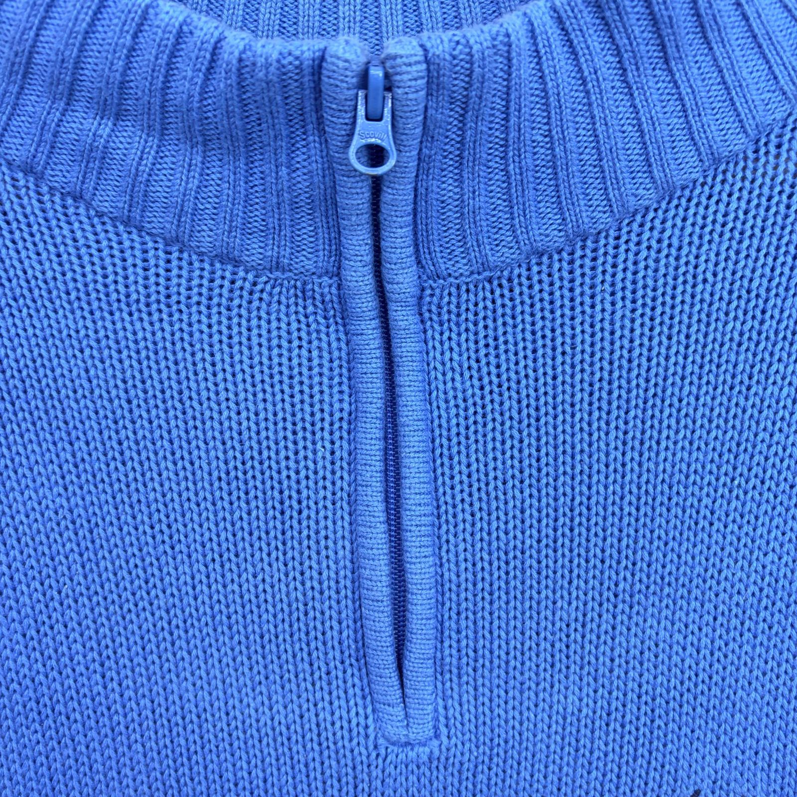 CHAPS チャップス ハーフジップ コットンニット セーター メンズXL 