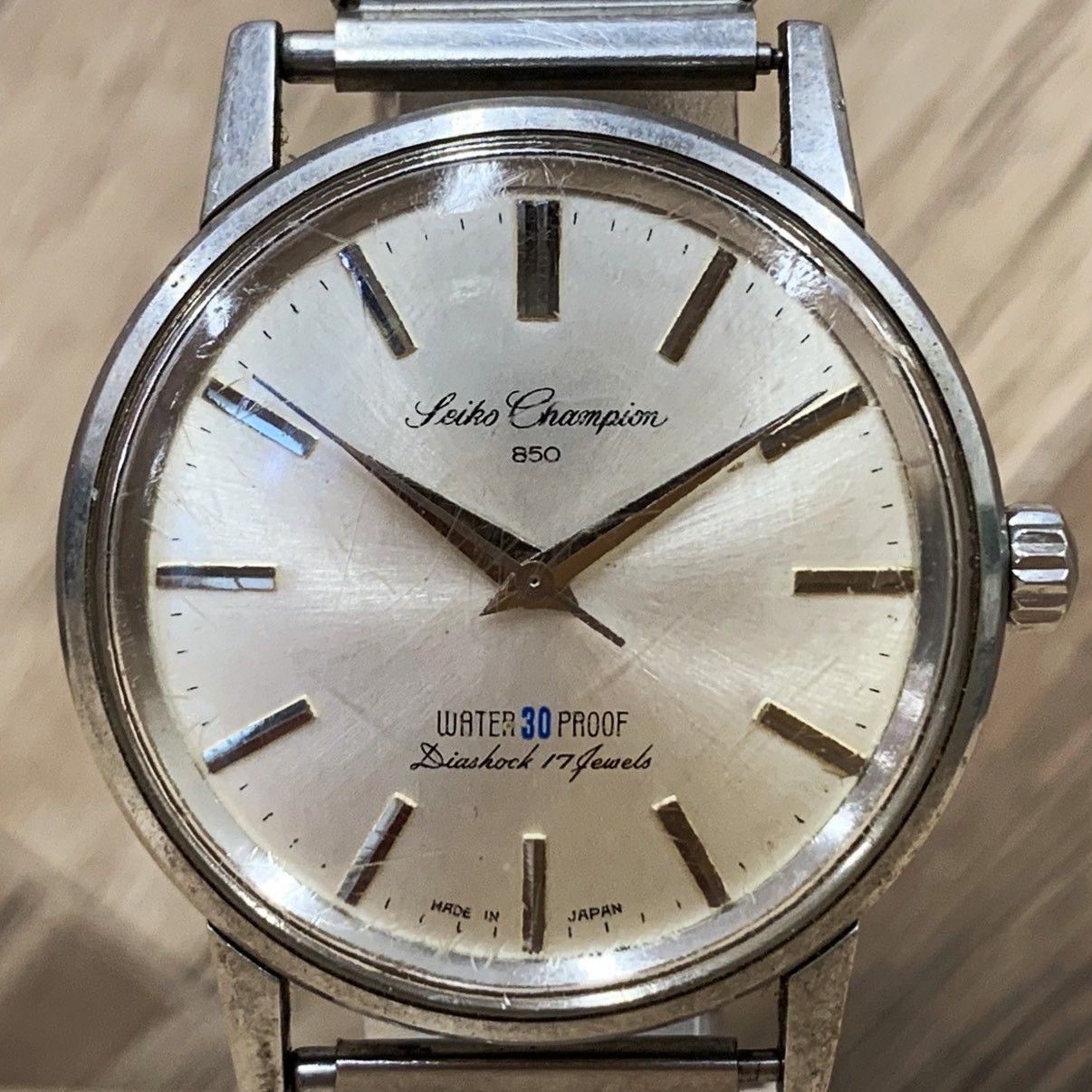 SEIKO Champion 手巻き 17石 セイコー チャンピオン 17石 中古品OH済み 