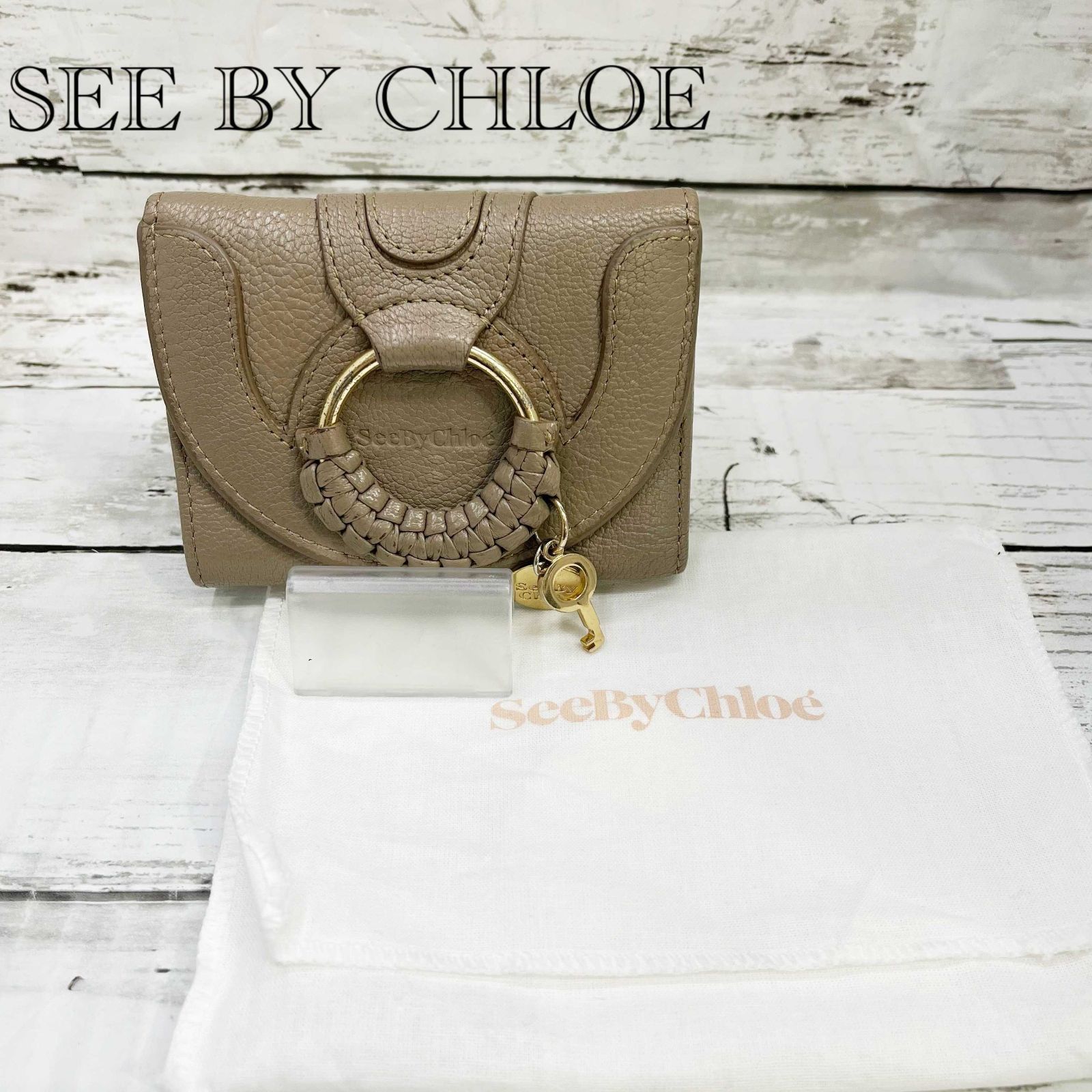 SEE BY CHLOE シーバイクロエ 三つ折り財布 レザーウォレット 