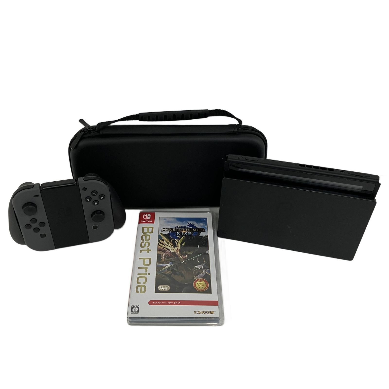 Nintendoswitchliteグレー スイッチライト グレー モンハンライズ付き