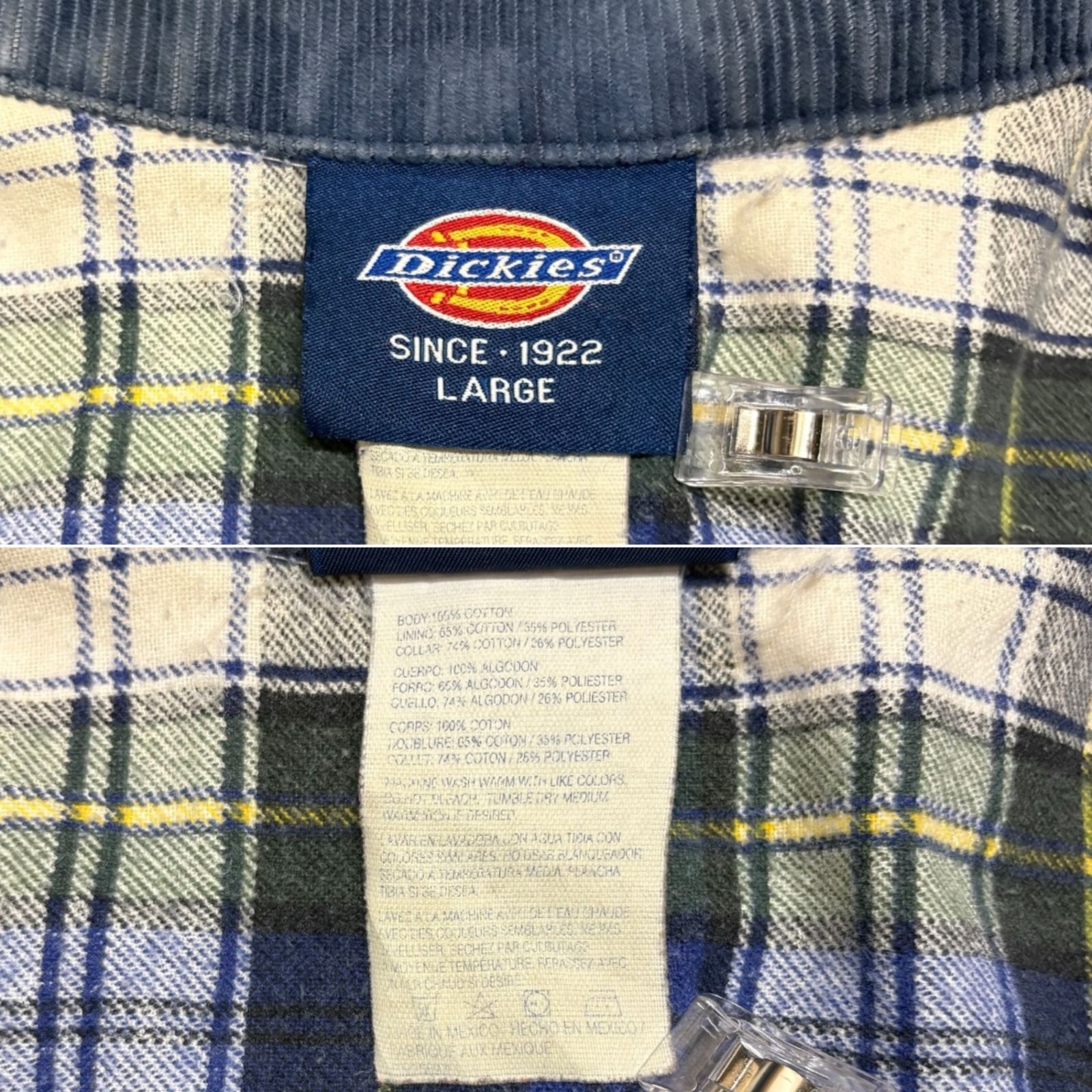 DICKIES (ディッキーズ) カバーオール チョアコート 襟コーデュロイ 