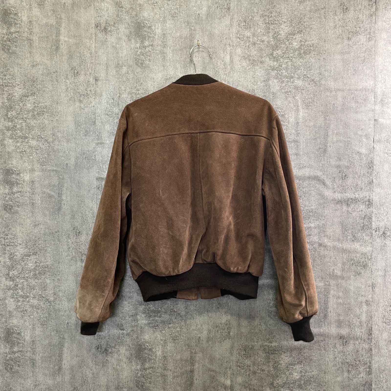 T-962】Schott レザージャケット USA製 ブラウン 本革 ブルゾン 短丈 