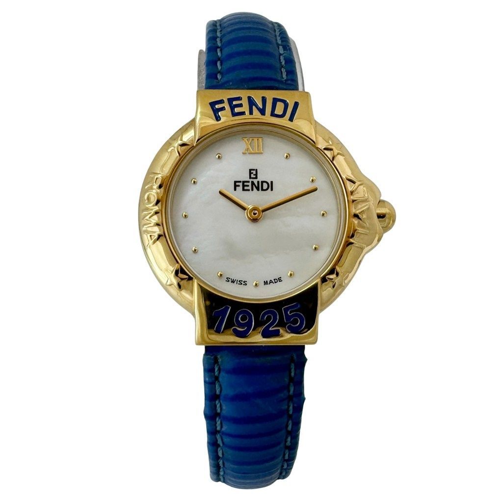 フェンディ FENDI 430L クォーツ シェル文字盤 レディース 腕時計☆美 