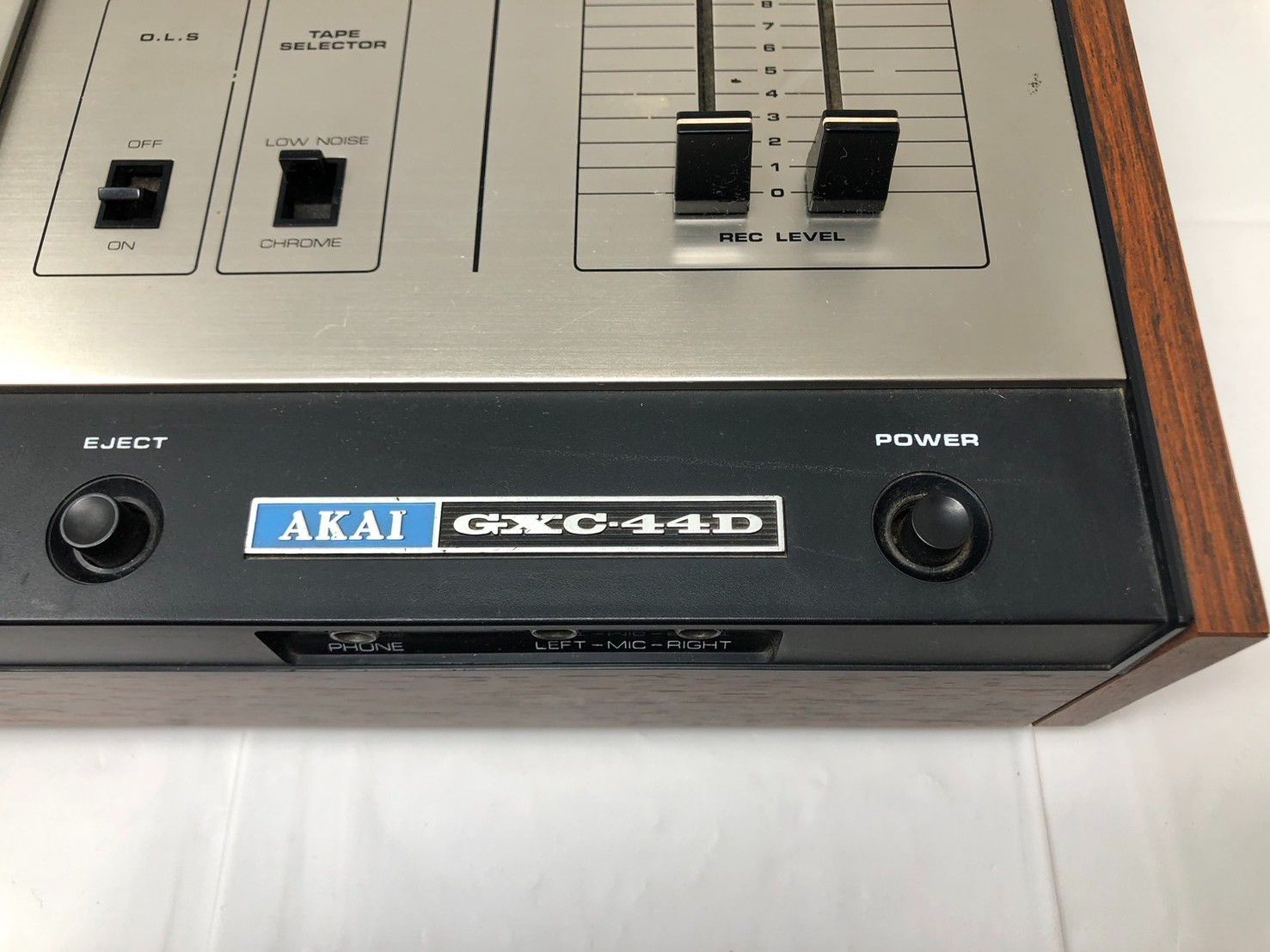 ◇AKAI アカイ GXC-44D ドルビーシステム カセットデッキ 現状 ◇AKAI アカイ GXC-44D ドルビーシステム カセットデッキ 現状