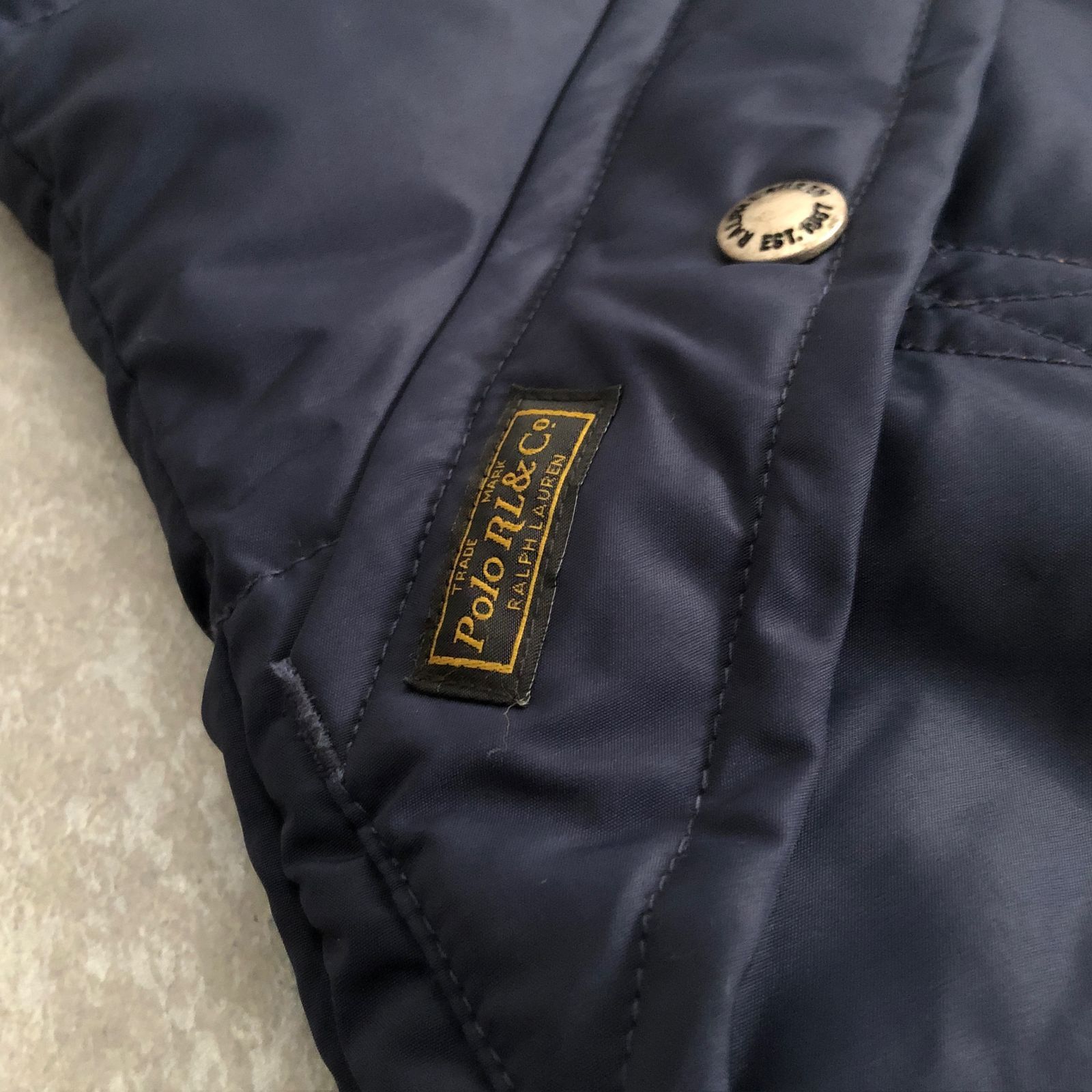 美品 POLO RALPH LAUREN ポニー刺繍 2way フード付ダウン ベスト ポロ