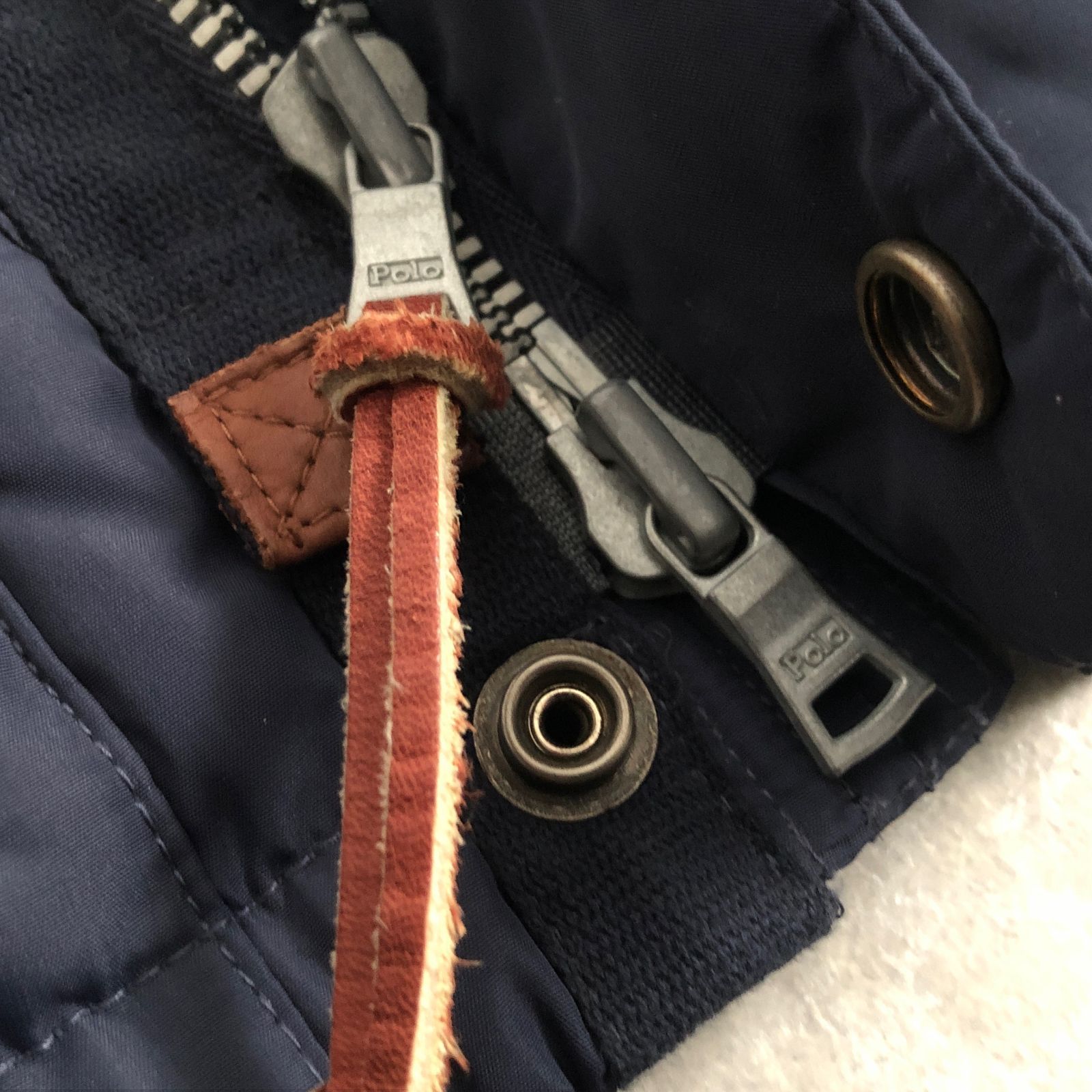 美品 POLO RALPH LAUREN ポニー刺繍 2way フード付ダウン ベスト ポロ