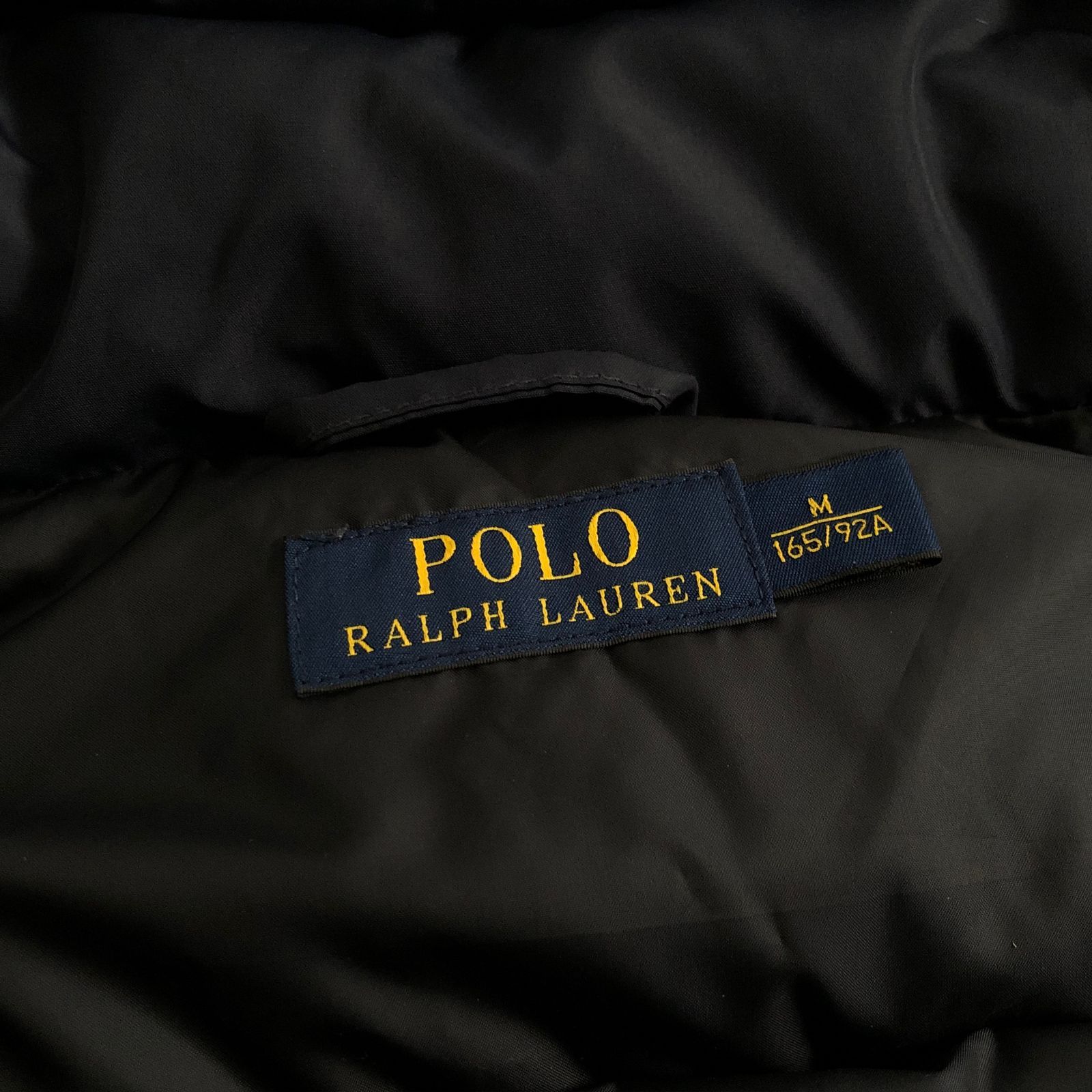 美品 POLO RALPH LAUREN ポニー刺繍 2way フード付ダウン ベスト ポロ