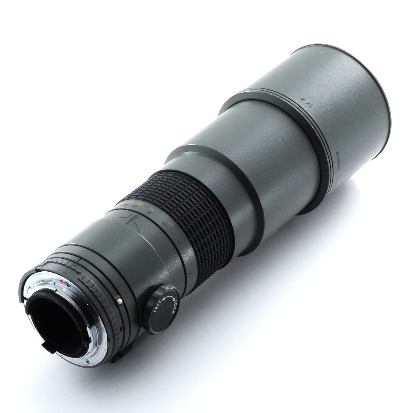 シグマ】SIGMA TELEPHOTO 400mm F5.6 MULTI-COATED オリーブ ニコンF 