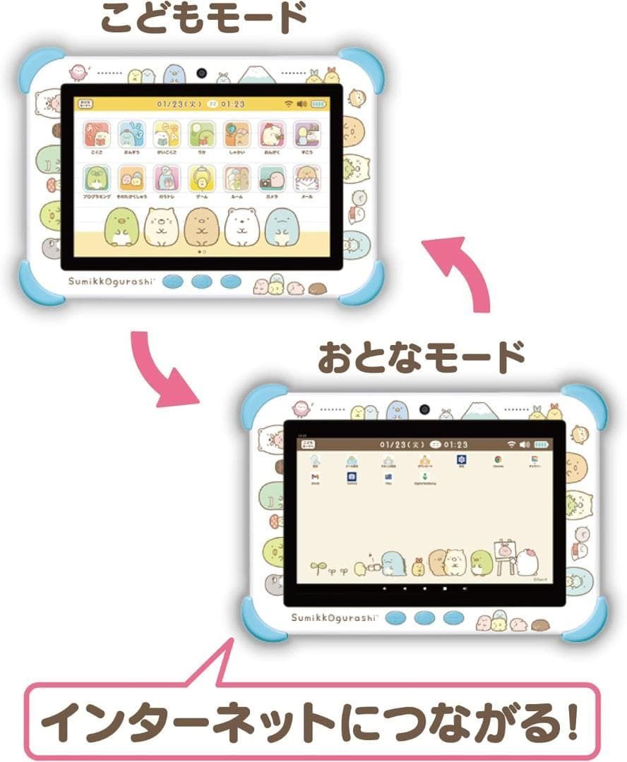 新品未開封　すみっコパッド 8インチ ブルー すみっコぐらし すみっコパッド 8インチ ブルー サンエックス - メルカリ