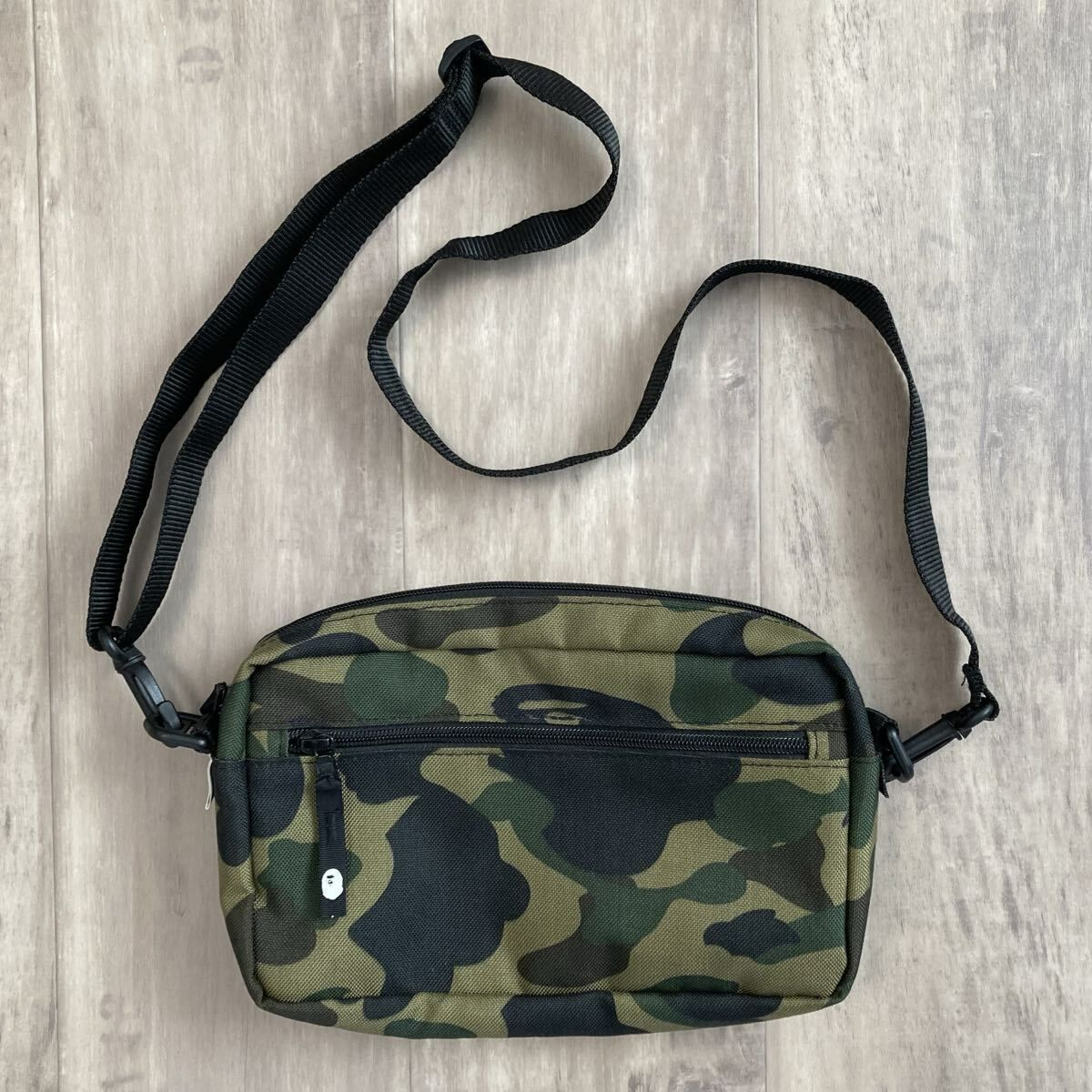 BAPE × Cordura ショルダーバッグ 1st camo green a bathing ape 