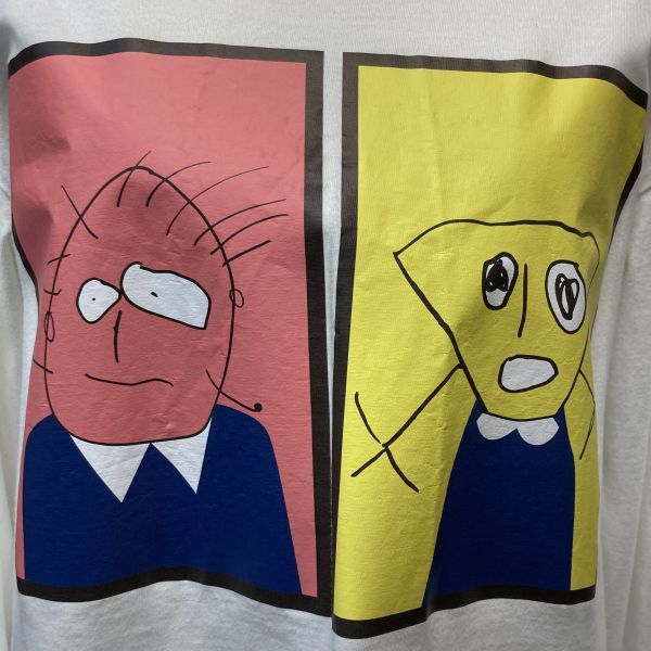【美品】PLAN C プランシー イラストプリントロングTシャツ ◇ プランシー Plan C アートプリント ロングスリーブ カットソー T