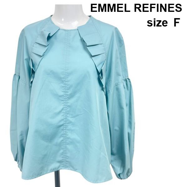 ◇ エメルリファインズ EMMEL REFINES シャツブラウス ラグランタック 