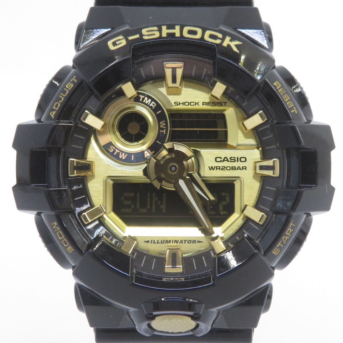 CASIO カシオ G-SHOCK GA-710GB-1AJF クォーツ腕時計 ※中古 - メルカリ
