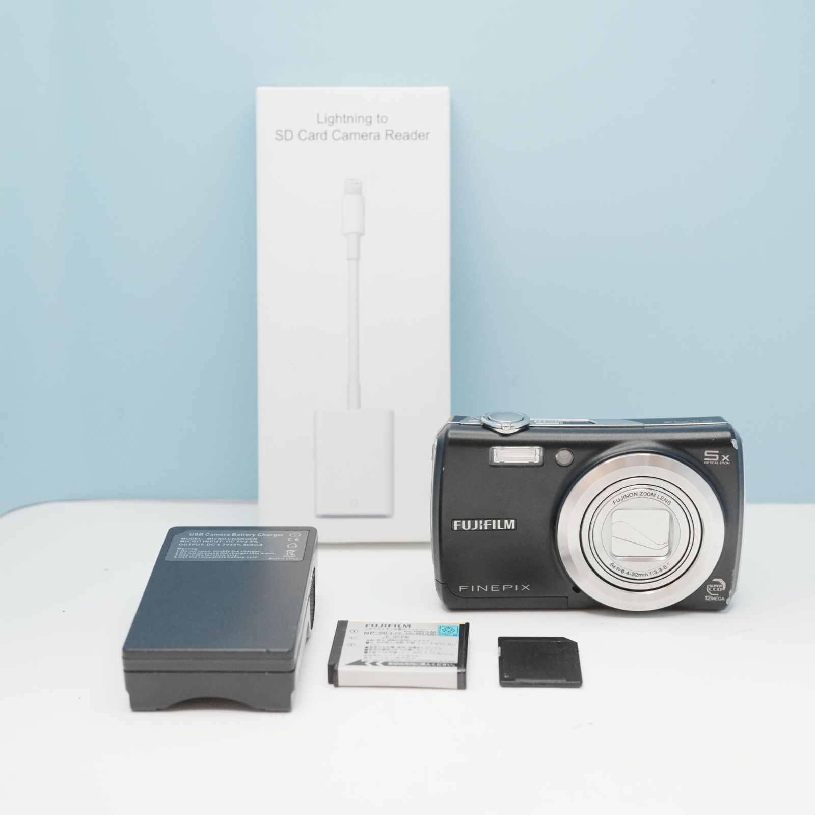 FUJIFILM FINEPIX F100fd デジカメ スマホ転送OK フルセット 美品
