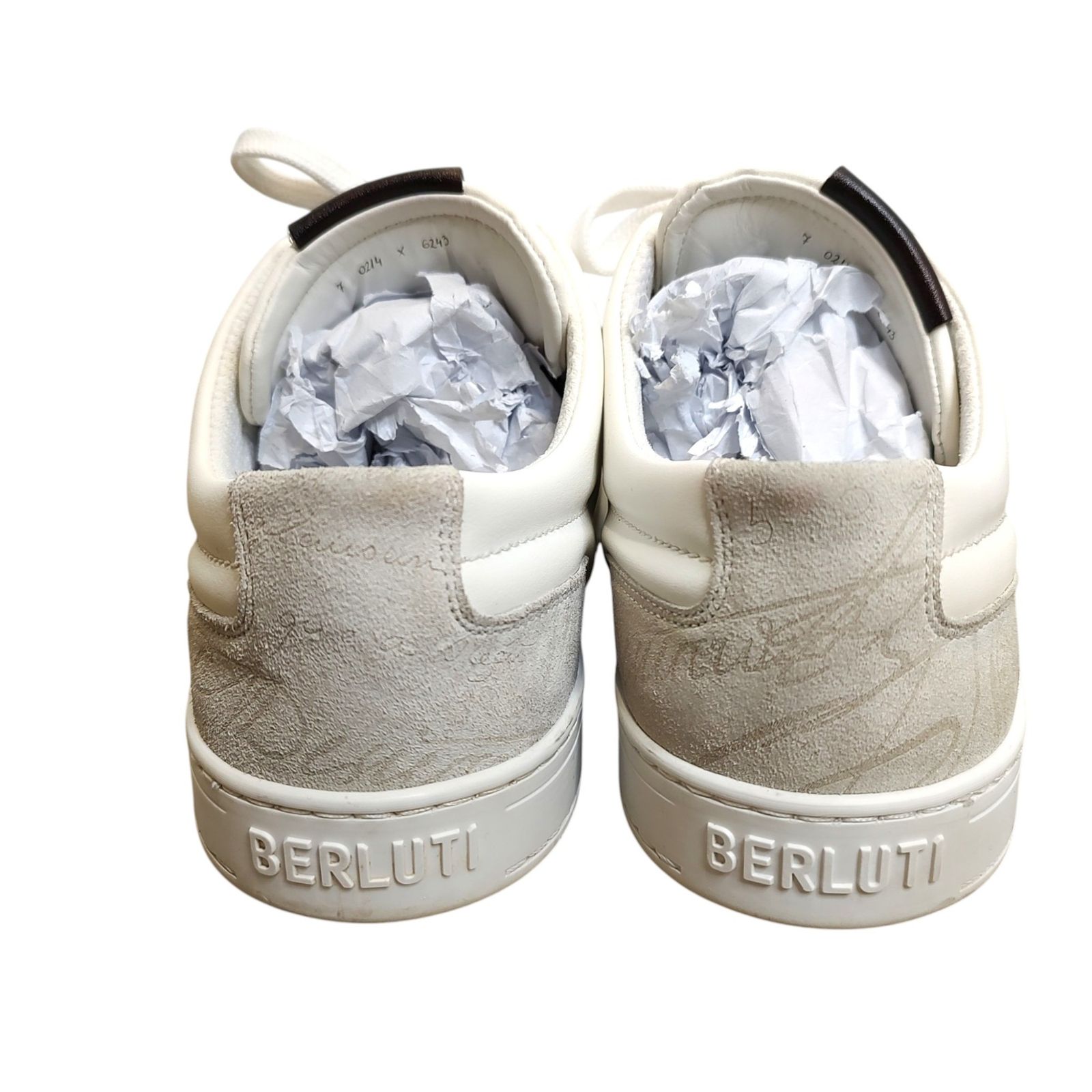 Berluti ベルルッティ プレイタイム スクリット レザー スニーカー UK7 