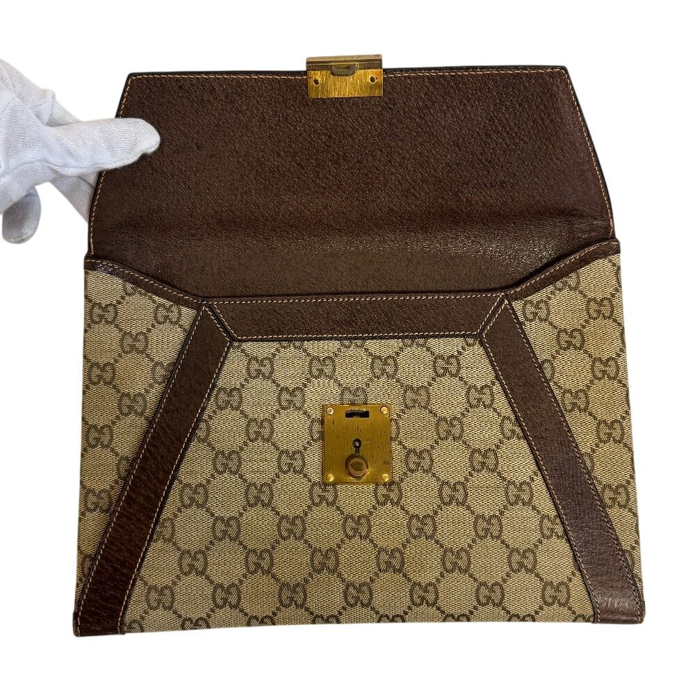 GUCCI グッチ オールドグッチ ヴィンテージ レター ポーチ セカンド