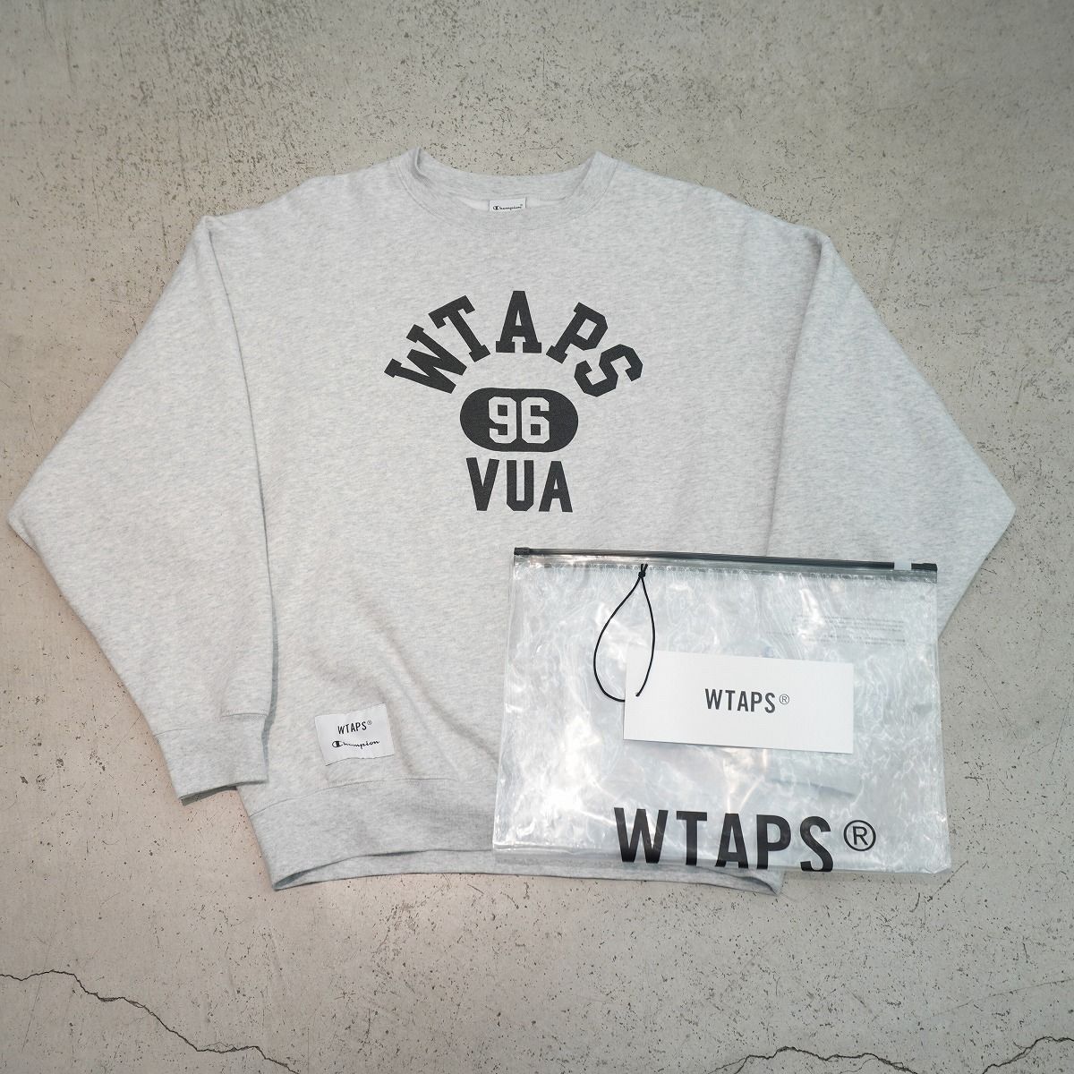 正規 24AW WTAPS ダブルタップス × Champion Academy Crew Neck 
