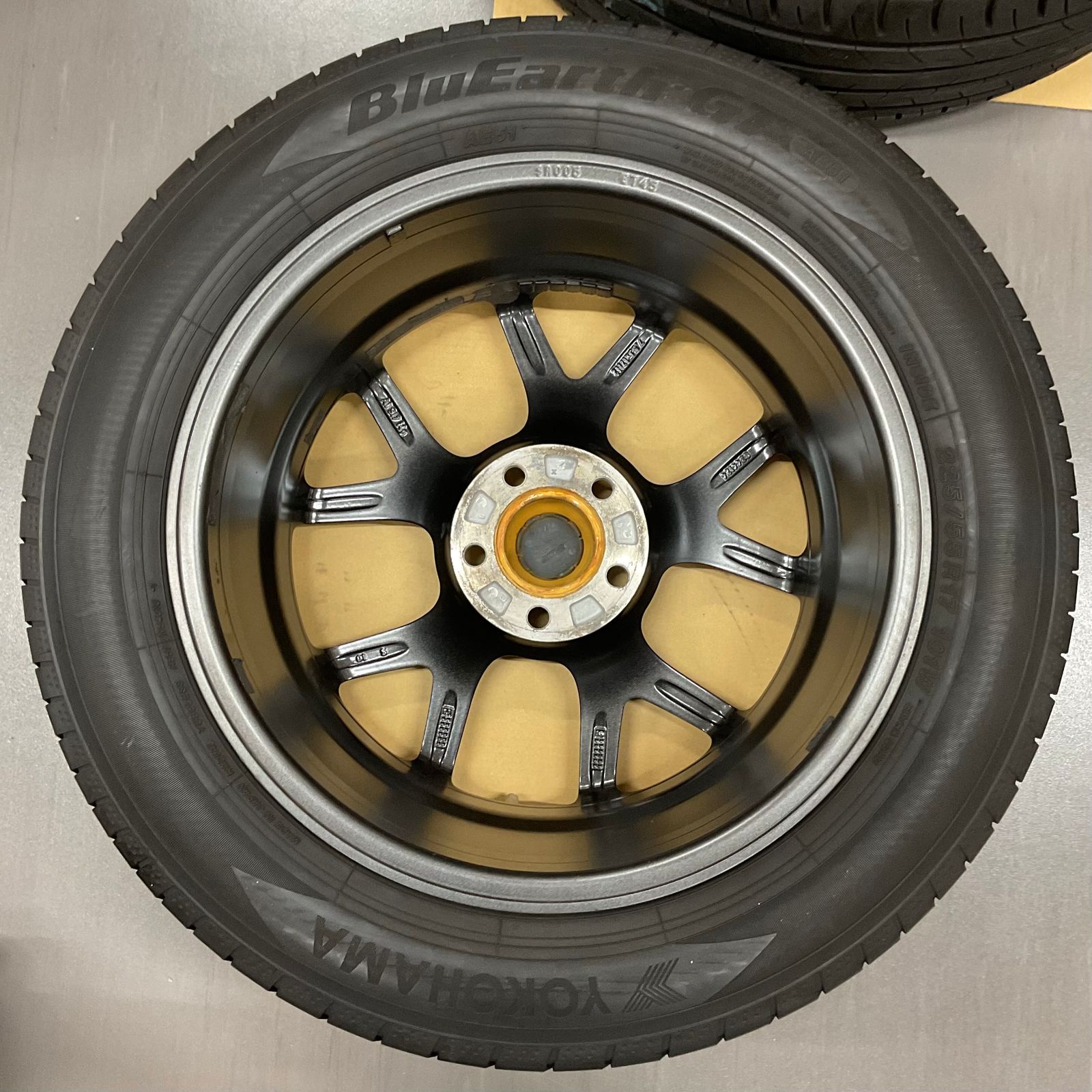 5穴 PCD112 17インチ 7.5J +45 φ66mm BBS SR 225/55R17 2021年製 4本1 