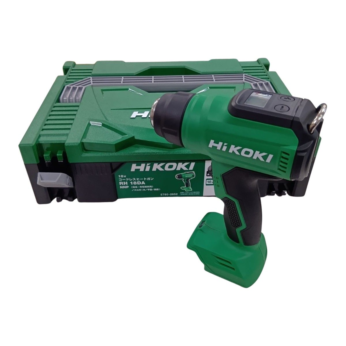 HiKOKI ハイコーキ 工具 工具関連用品 ヒートガン RH18DA グリーン 程度AB ケース付 コードレス式 18v