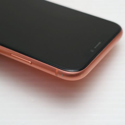 超美品 SIMフリー iPhoneXR 128GB コーラル ピンク スマホ 白ロム 即日