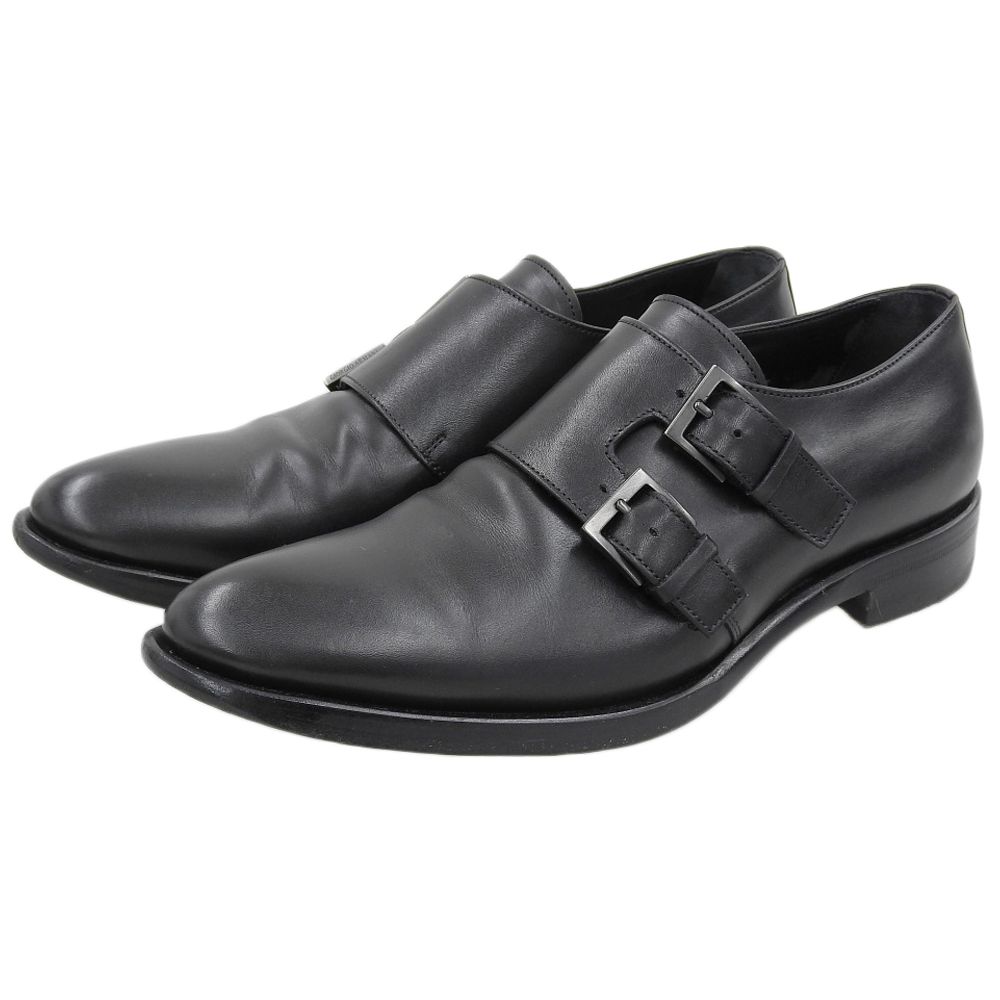 GIORGIO ARMANI ジョルジオアルマーニ レザー ダブルモンクストラップ