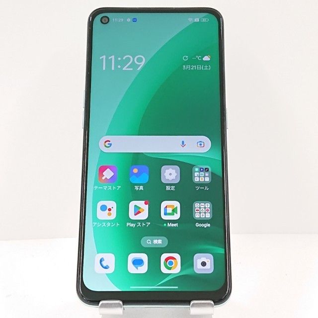 OPPO A55s 5G CPH2309 SIMフリー グリーン 送料無料 本体 c18278