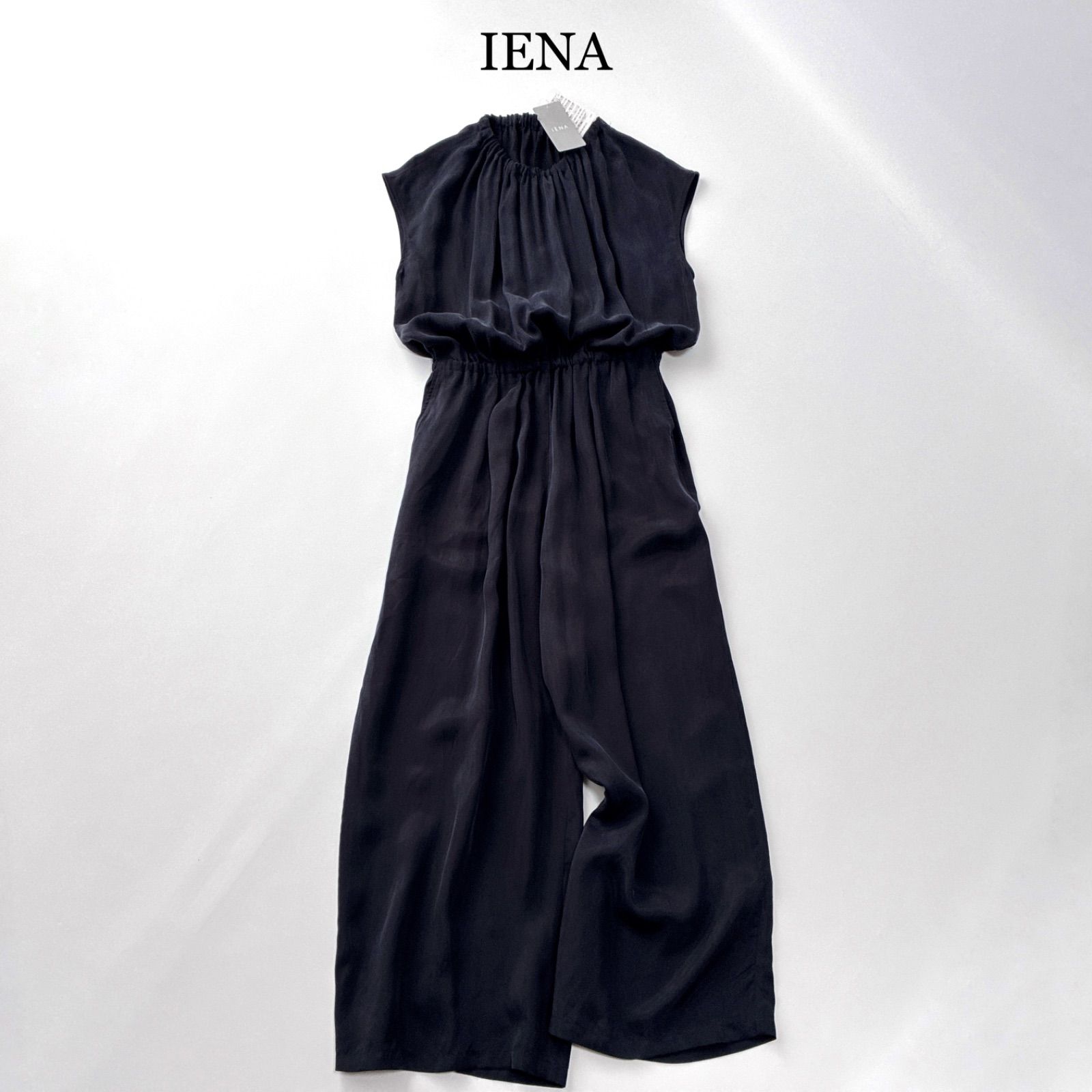 人気 タグ付 美品 2025 IENA イエナ キュプラギャザーネック