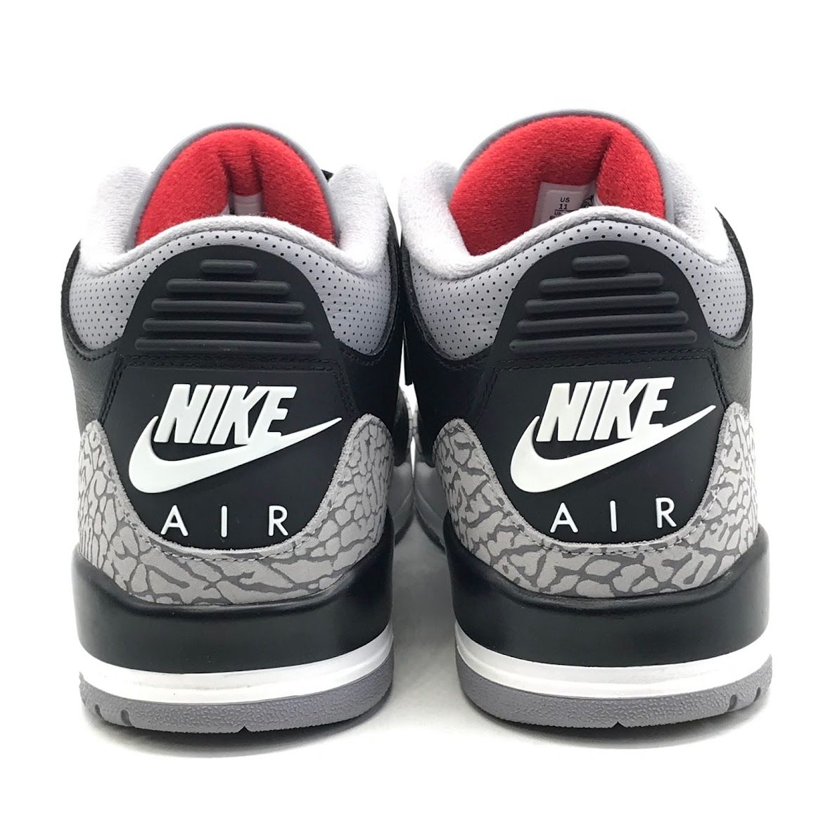 【倉吉店】 中古 NIKE | ナイキ スニーカー AIR JORDAN 3 'BLACK CEMENT' DN3707-010 ブラック 29cm 【126】 倉吉店】 中古 NIKE | ナイキ スニーカー AIR JORDAN 3 'BLACK CEMENT
