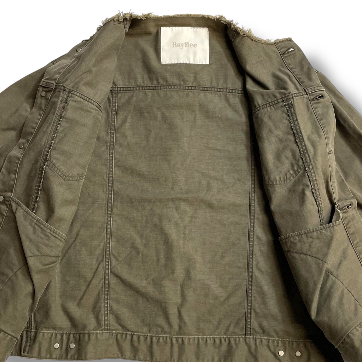 BayBee ベイビー no collar military JK ノーカラーミリタリー 