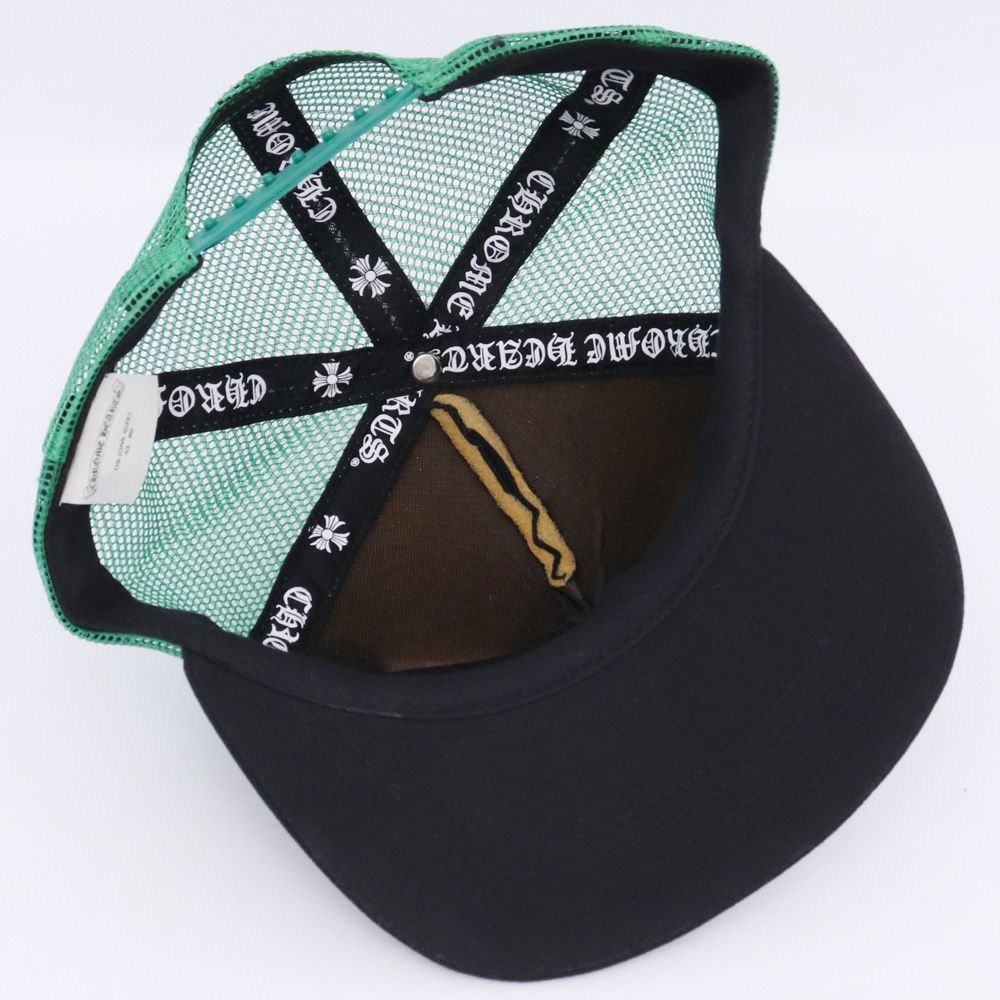 未使用 CHROME HEARTS CH トラッカーキャップ USA ブラック
