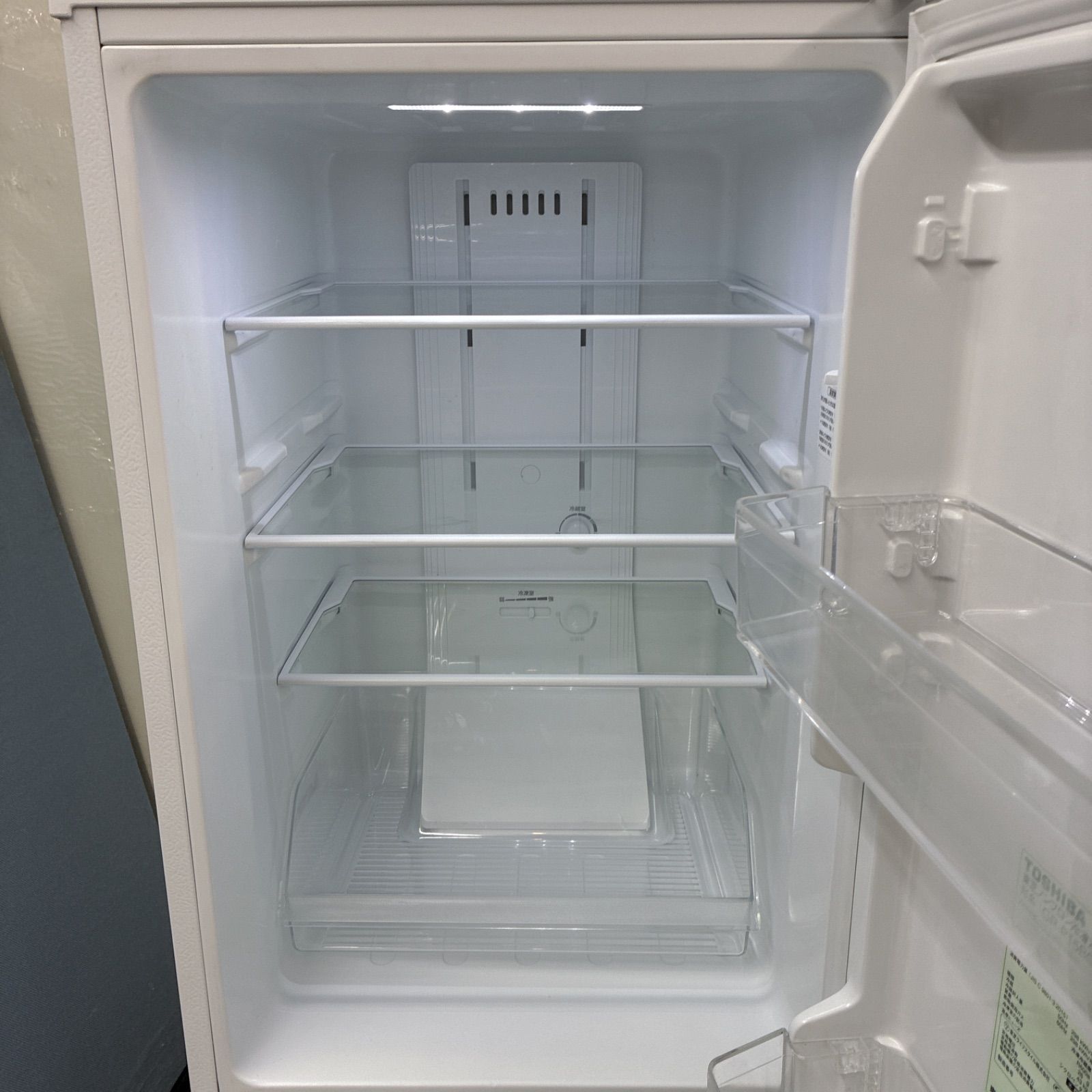 S146 ☀️ TOSHIBA ❘ 東芝 2ドア冷蔵庫 (153L・右開き）19年製 GR 