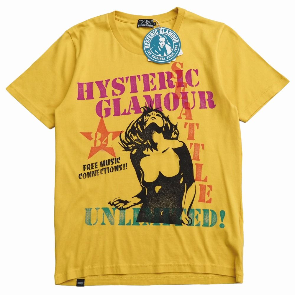 【新品☆即完売デザイン☆ヒスガール】ヒステリックグラマー プリントTシャツ 半袖 □未使用品□HYSTERIC GLAMOUR ヒステリックグラマー 半袖Tシャツ