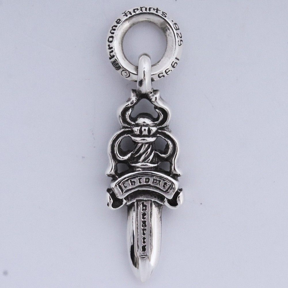 CHROME HEARTS #5 ダガー チャーム オールド シルバー - メルカリ
