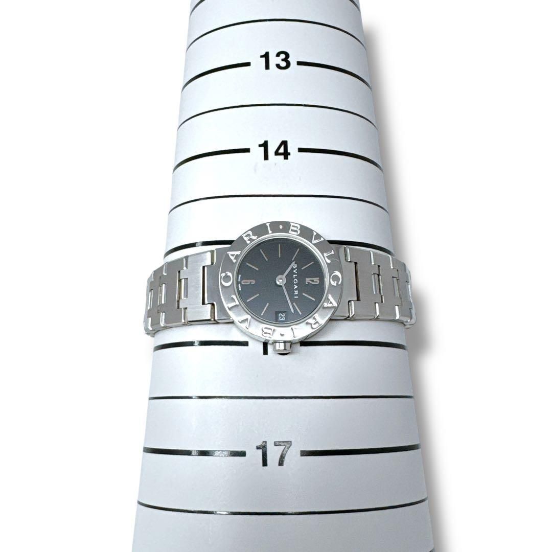 ブルガリ BVLGARI BB23SS ブラック文字盤 黒 クォーツ クオーツ デイト 