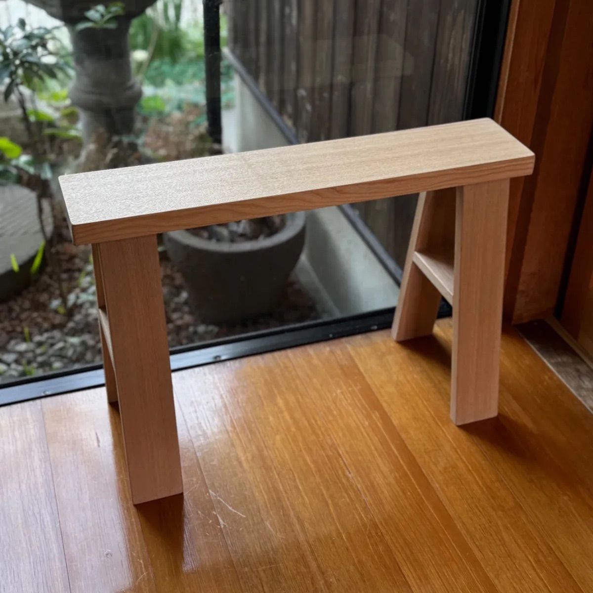 新品！タモ無垢材を使用したコンパクトなベンチjtse 【公式通販】