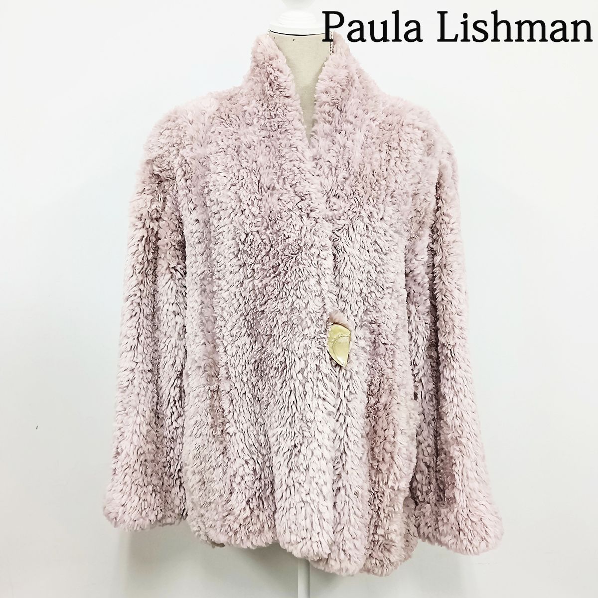 最高級⭐️ポーラリッシュマン　ビーバージャケット　カナダ製　フランネルシルバー　M Paula Lishman ポーラリッシュマン ファーコート ジャケット カナダ製