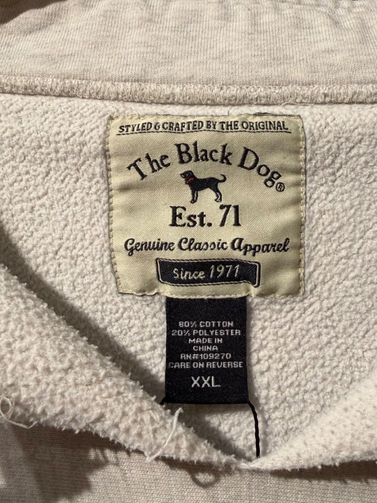 限定SALE，低価 【 THE BLACK DOG 】 sweat スウェット 《 XXL 》