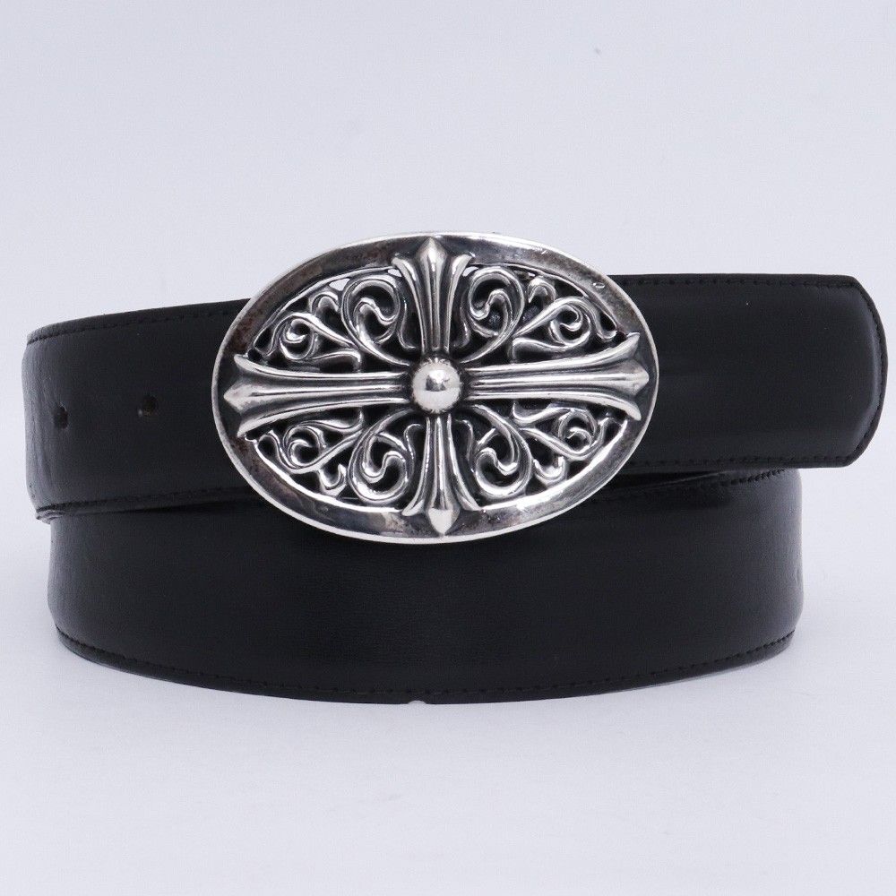CHROME HEARTS クラシック オーバルクロス バックル 1.5 プレーン