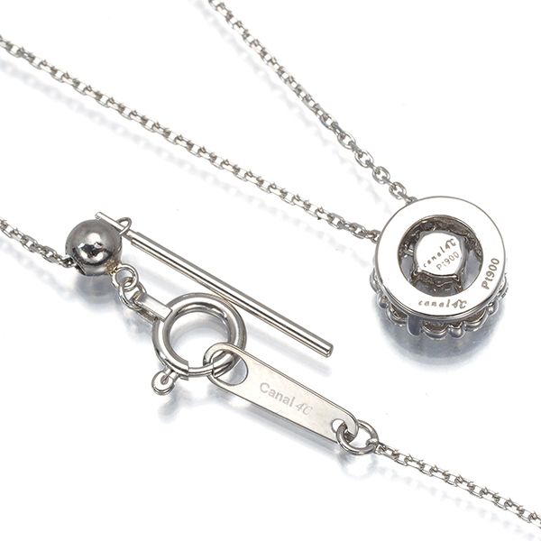 カナル4℃ ネックレス ダイヤ ダイヤモンド 一粒 サークル 3WAY カナル4℃ ネックレス ダイヤ ダイヤモンド 一粒 サークル 3WAY